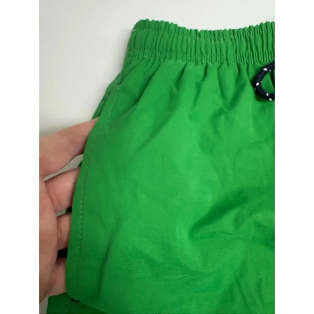 NWT Brumel Boys Swim Trunks Shorts Size M Mesh Lined Green